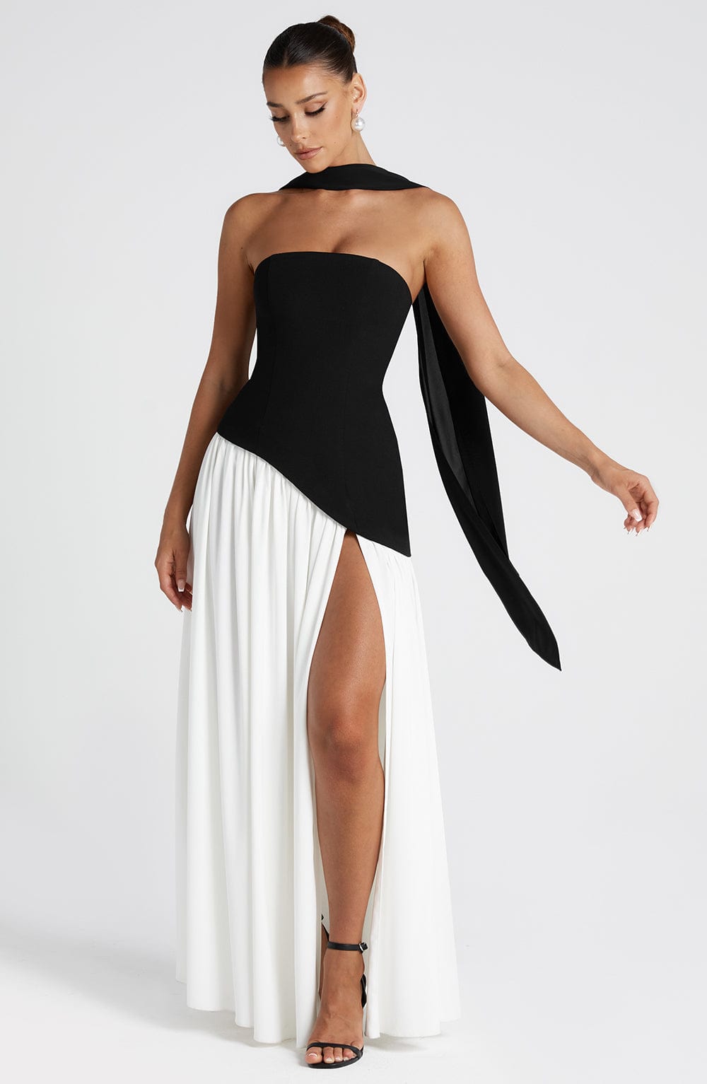Celiné Draperad Aftonklänning