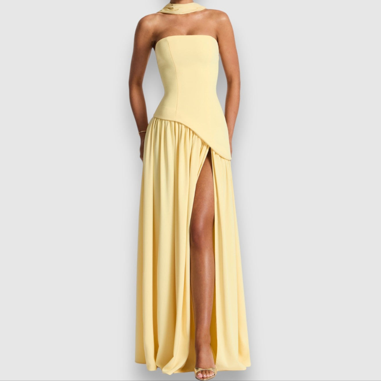 Celiné Draperad Aftonklänning