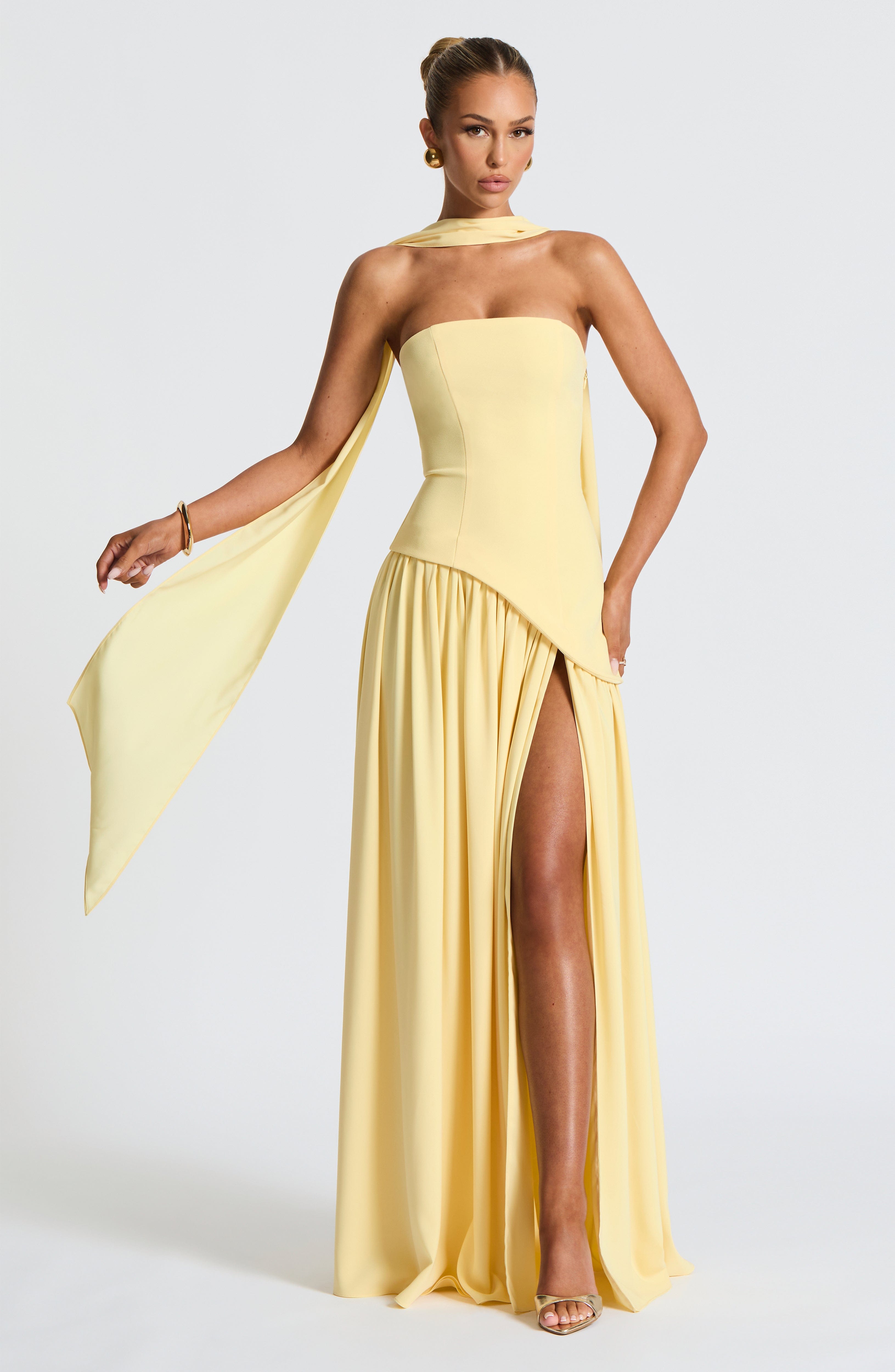 Celiné Draperad Aftonklänning