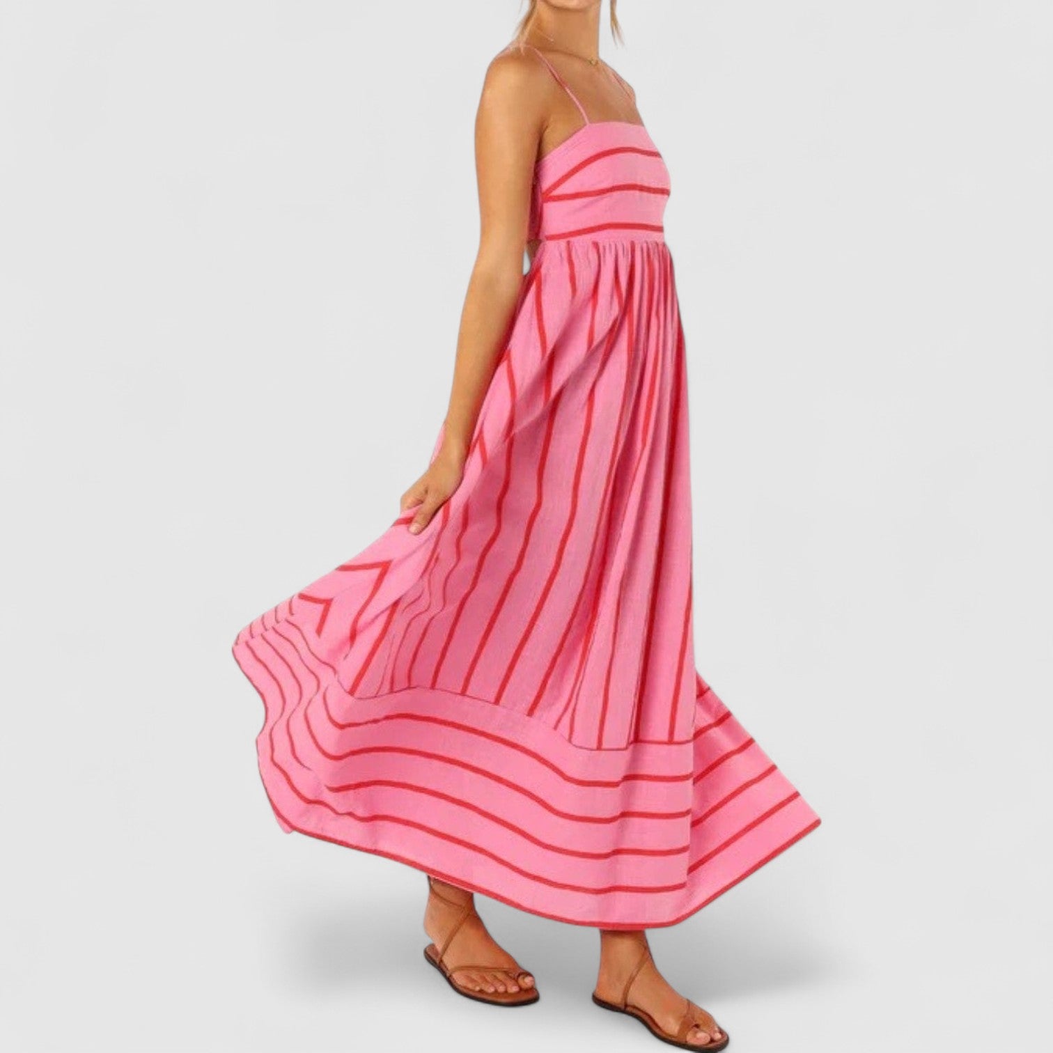 Lykke Rosa Randklänning
