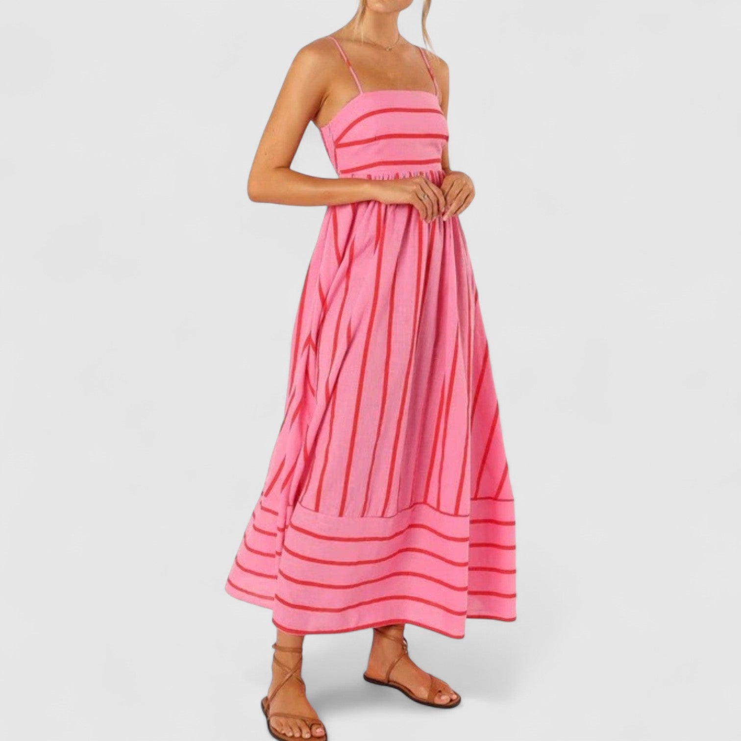Lykke Rosa Randklänning