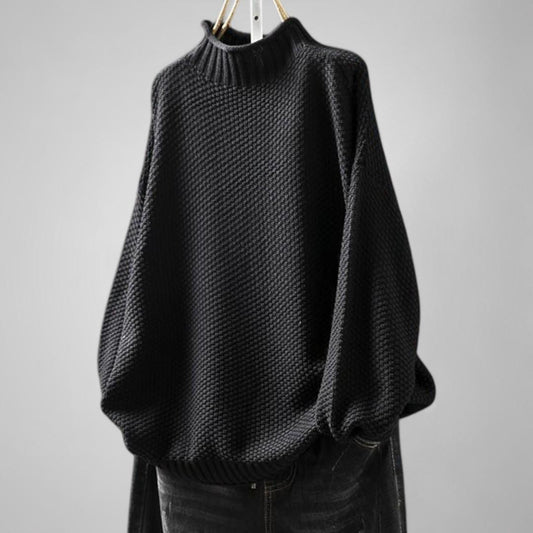 Ylva Rymlig Stickad Tröja