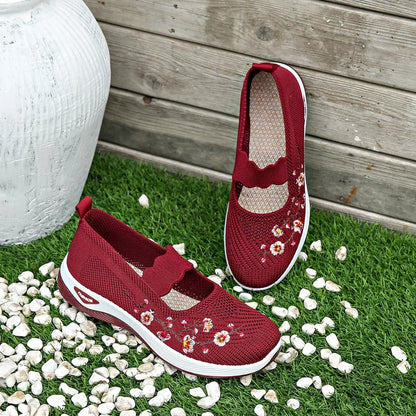 Elvira Bekväm Blommig Sneaker