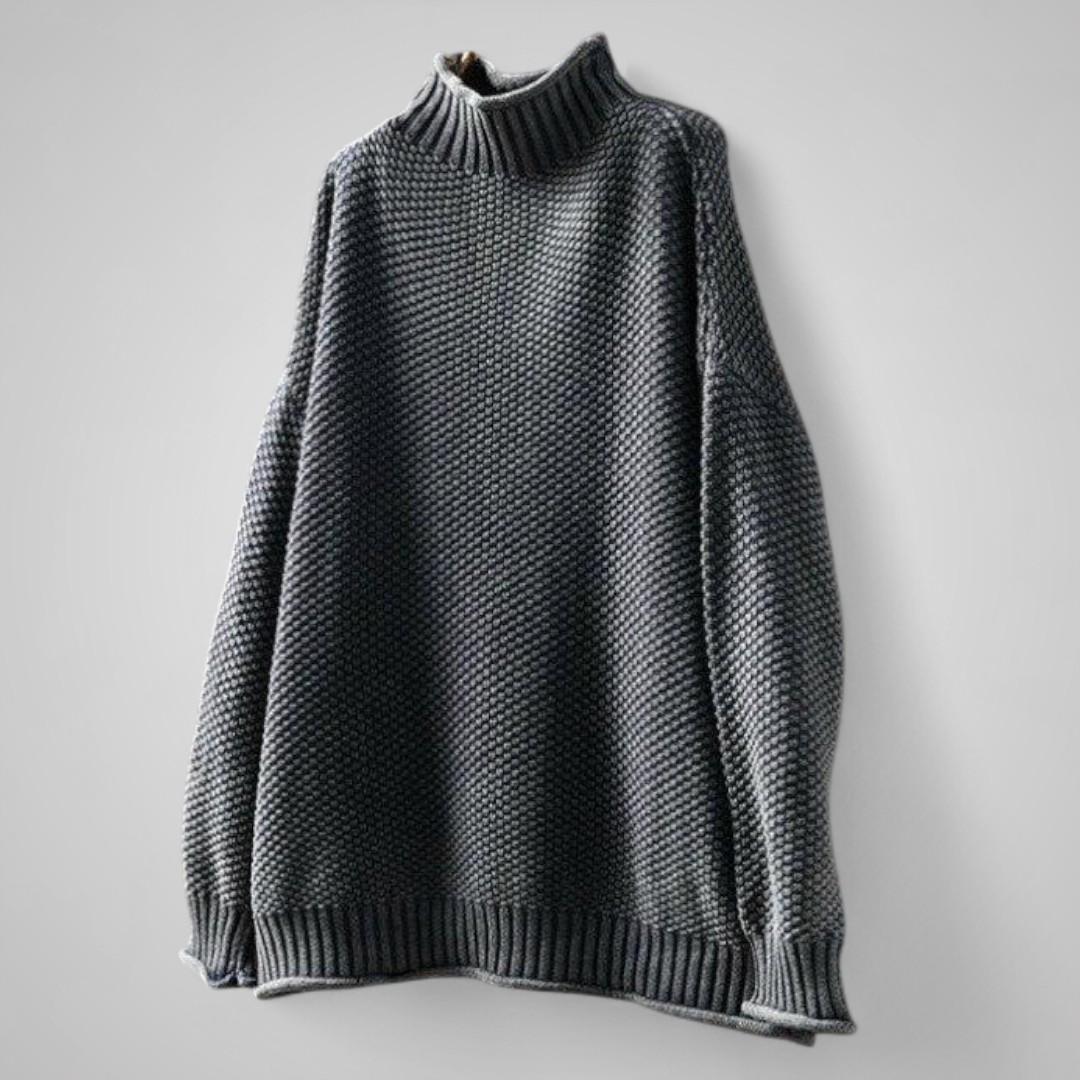 Ylva Rymlig Stickad Tröja