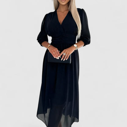 Ingrid Tidlös Chiffonklänning
