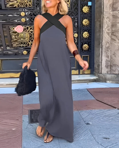 Nathalie Somrig Korsklänning