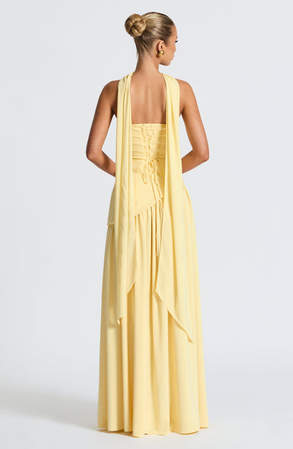 Celiné Draperad Aftonklänning