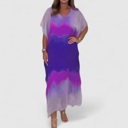 Ronja Dipdye Kaftanklänning